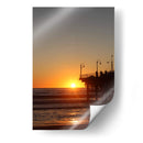 Sunset at Santa Monica Pier - Ani Coloca | Cuadro decorativo de Canvas Lab