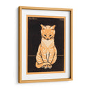 Gato sentado - III - Julie de Graag | Cuadro decorativo de Canvas Lab