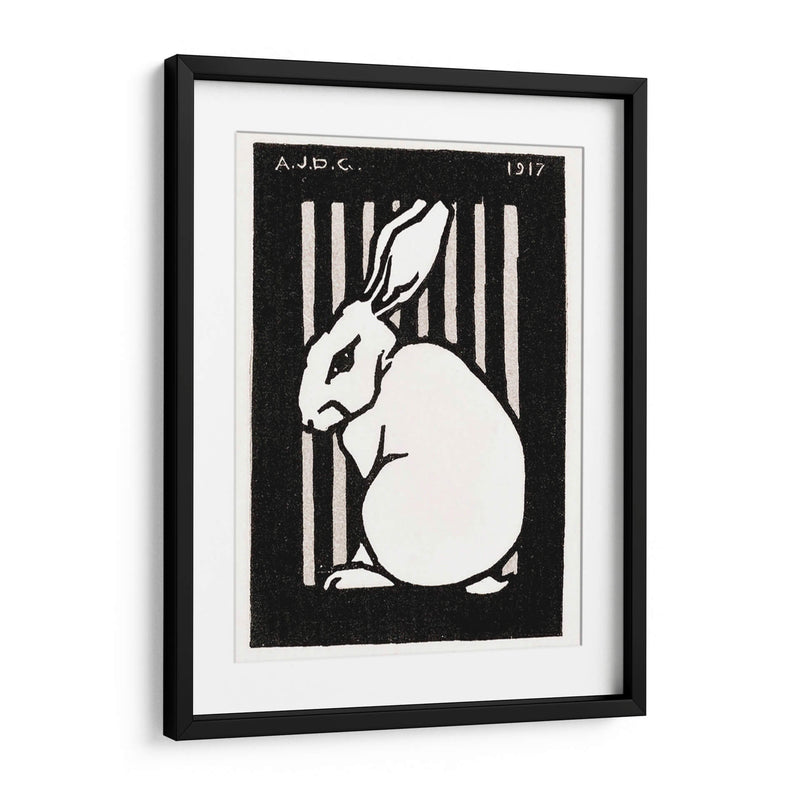 Conejo sentado - Julie de Graag | Cuadro decorativo de Canvas Lab