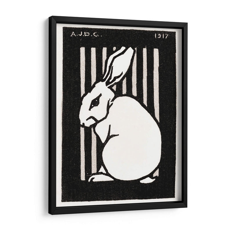 Conejo sentado - Julie de Graag | Cuadro decorativo de Canvas Lab