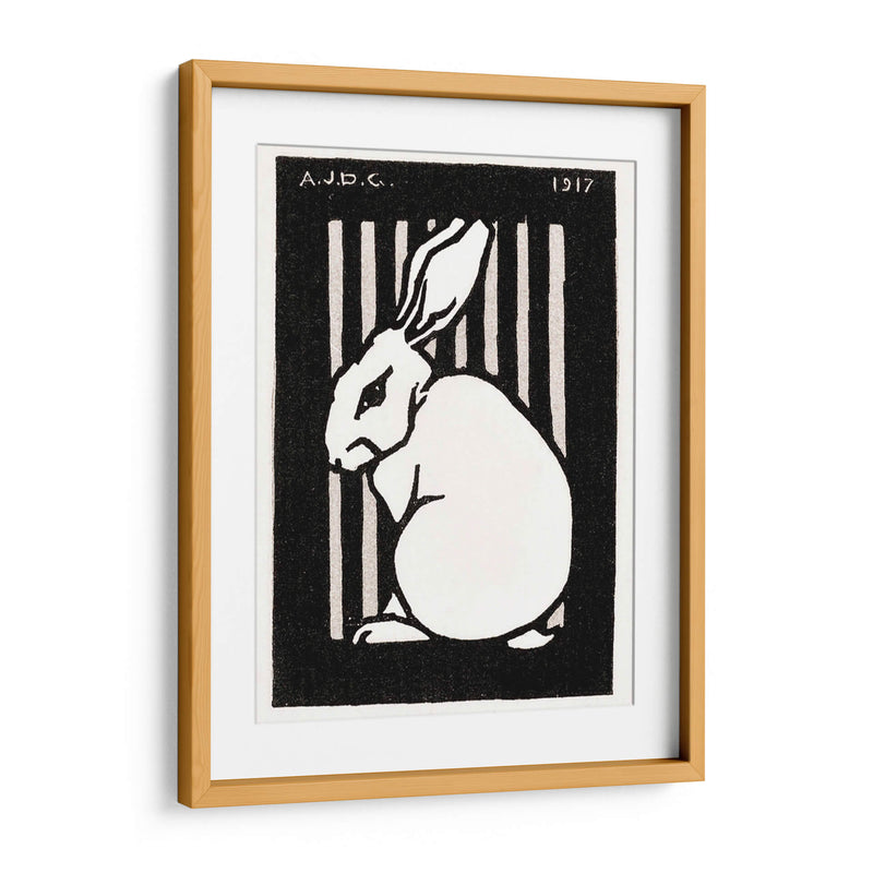 Conejo sentado - Julie de Graag | Cuadro decorativo de Canvas Lab