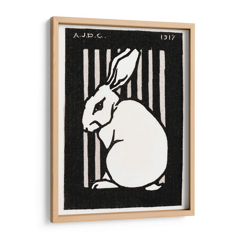 Conejo sentado - Julie de Graag | Cuadro decorativo de Canvas Lab