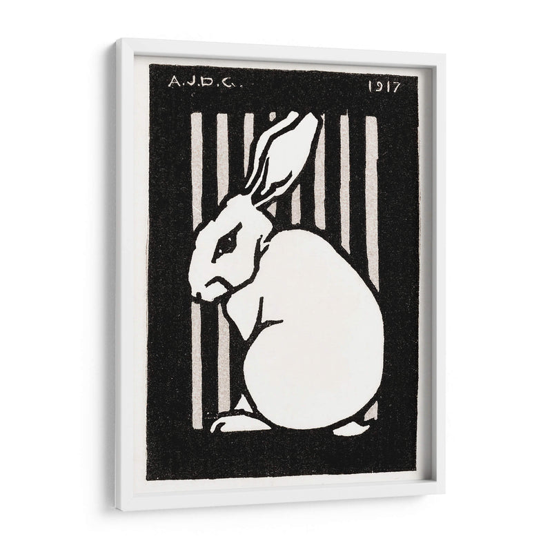 Conejo sentado - Julie de Graag | Cuadro decorativo de Canvas Lab