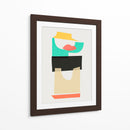 Collage abstracto 10 - Vitor Costa | Cuadro decorativo de Canvas Lab