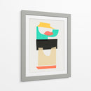 Collage abstracto 10 - Vitor Costa | Cuadro decorativo de Canvas Lab