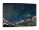 Aurora boreal sobre nieve | Cuadro decorativo de Canvas Lab