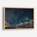 Aurora boreal sobre nieve | Cuadro decorativo de Canvas Lab