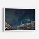Aurora boreal sobre nieve | Cuadro decorativo de Canvas Lab