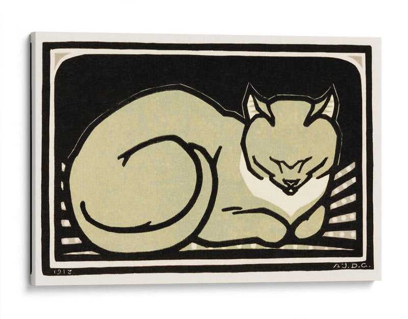 Gato durmiendo - Julie de Graag | Cuadro decorativo de Canvas Lab