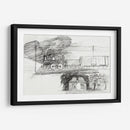 Locomotora de vapor y una casa con chimenea - Julie de Graag | Cuadro decorativo de Canvas Lab