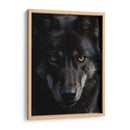 Lobo Negro - Infiniity Art | Cuadro decorativo de Canvas Lab