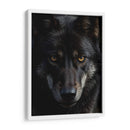 Lobo Negro - Infiniity Art | Cuadro decorativo de Canvas Lab