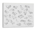 Bosquejo estudio de patos - Julie de Graag | Cuadro decorativo de Canvas Lab
