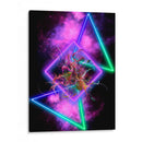 Vibras Psicodélicas en un Cosmos de Neón. - Nosion | Cuadro decorativo de Canvas Lab