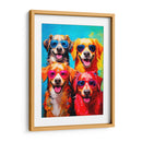 4 perros - Paltik Arte Digital | Cuadro decorativo de Canvas Lab