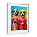 4 perros - Paltik Arte Digital | Cuadro decorativo de Canvas Lab