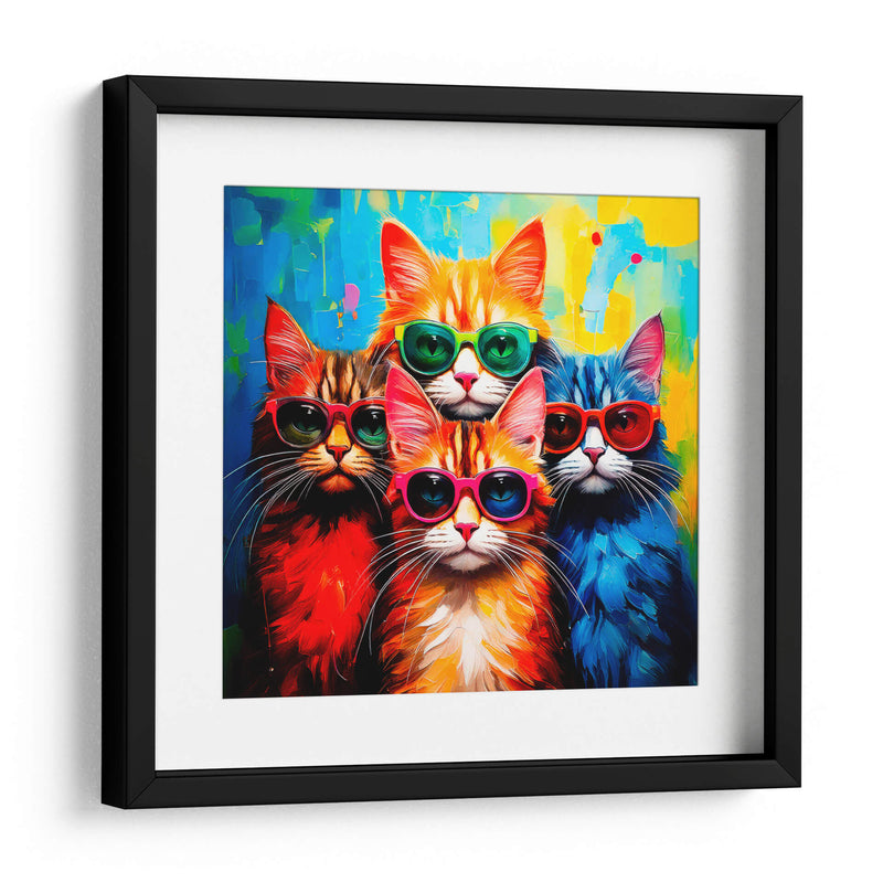 4 gatitos - Paltik Arte Digital | Cuadro decorativo de Canvas Lab