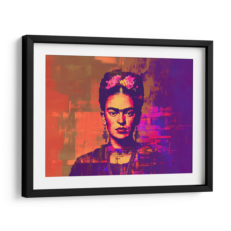 Frida Glitch - Paltik Arte Digital | Cuadro decorativo de Canvas Lab