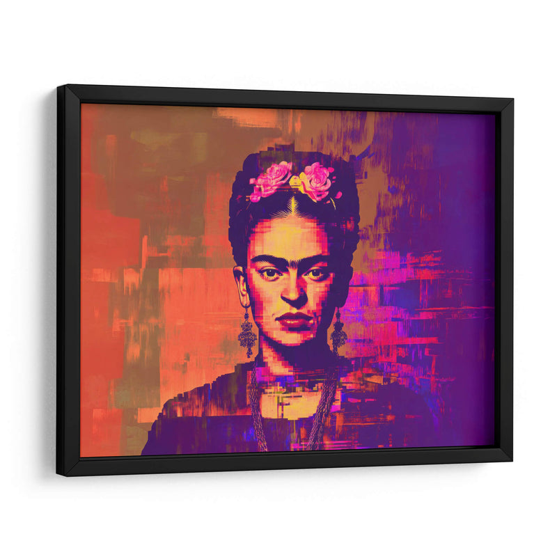 Frida Glitch - Paltik Arte Digital | Cuadro decorativo de Canvas Lab