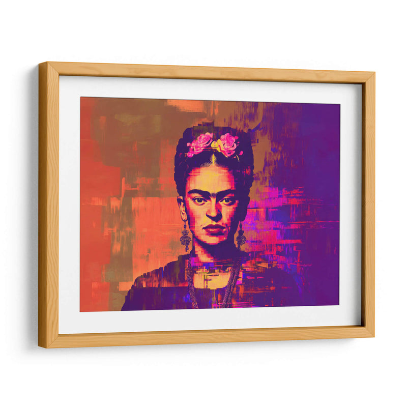 Frida Glitch - Paltik Arte Digital | Cuadro decorativo de Canvas Lab