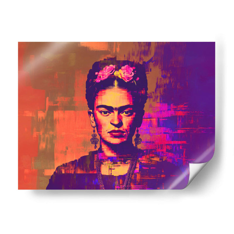 Frida Glitch - Paltik Arte Digital | Cuadro decorativo de Canvas Lab
