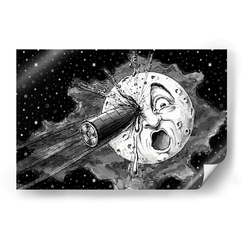 Viaje a la Luna  - Paltik Arte Digital | Cuadro decorativo de Canvas Lab