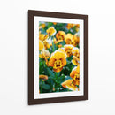Flores Violas Amarillas - Wandering Pixels Co. | Cuadro decorativo de Canvas Lab
