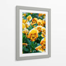 Flores Violas Amarillas - Wandering Pixels Co. | Cuadro decorativo de Canvas Lab