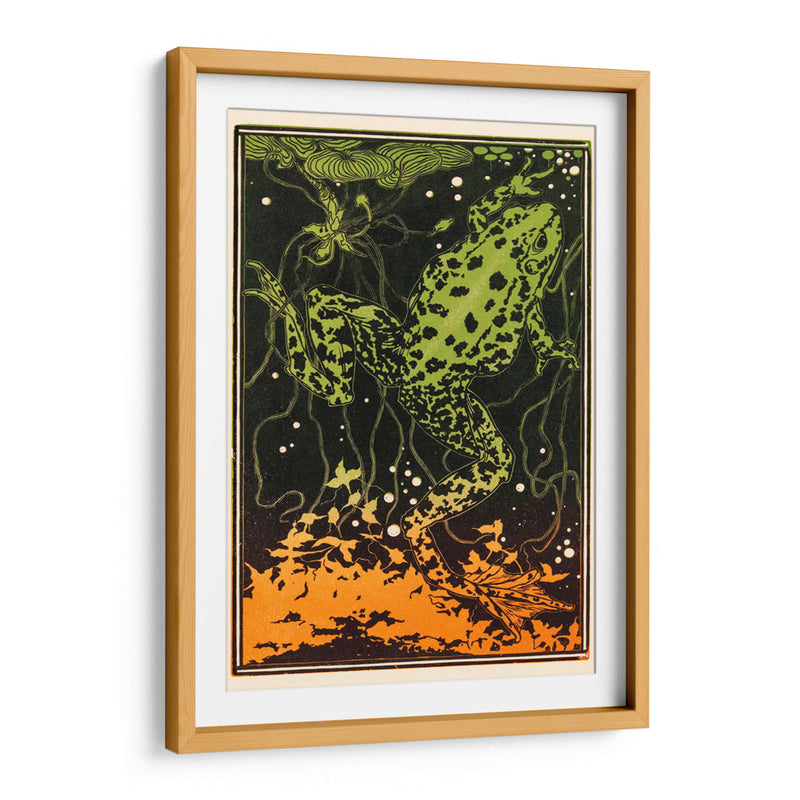 Rana nadando - I - Julie de Graag | Cuadro decorativo de Canvas Lab