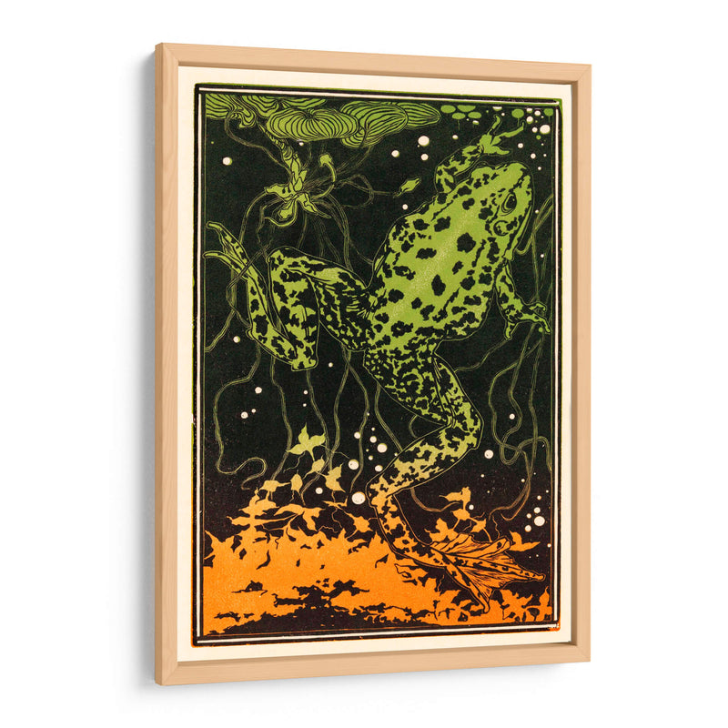 Rana nadando - I - Julie de Graag | Cuadro decorativo de Canvas Lab