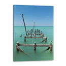 Pelicanos en el mar de Holbox - Wandering Pixels Co. | Cuadro decorativo de Canvas Lab