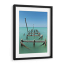 Pelicanos en el mar de Holbox - Wandering Pixels Co. | Cuadro decorativo de Canvas Lab