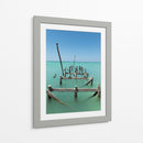 Pelicanos en el mar de Holbox - Wandering Pixels Co. | Cuadro decorativo de Canvas Lab
