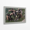Todos los pelicanos por un pez - Wandering Pixels Co. | Cuadro decorativo de Canvas Lab