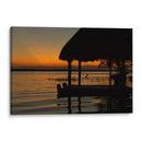 Laguna de Bacalar al amanecer - Wandering Pixels Co. | Cuadro decorativo de Canvas Lab