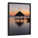 Amanecer calmado en Bacalar  - Wandering Pixels Co. | Cuadro decorativo de Canvas Lab