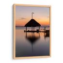 Amanecer calmado en Bacalar  - Wandering Pixels Co. | Cuadro decorativo de Canvas Lab