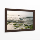 Garza en el mar - Wandering Pixels Co. | Cuadro decorativo de Canvas Lab
