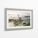 Garza en el mar - Wandering Pixels Co. | Cuadro decorativo de Canvas Lab