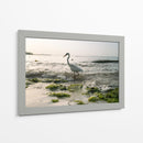 Garza en el mar - Wandering Pixels Co. | Cuadro decorativo de Canvas Lab