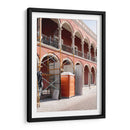 Escena de construccion anaranjada - Wandering Pixels Co. | Cuadro decorativo de Canvas Lab