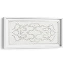 Patrón simétrico de líneas rizadas dentro de un rectángulo - Julie de Graag | Cuadro decorativo de Canvas Lab