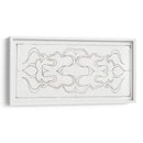 Patrón simétrico de líneas rizadas dentro de un rectángulo - Julie de Graag | Cuadro decorativo de Canvas Lab