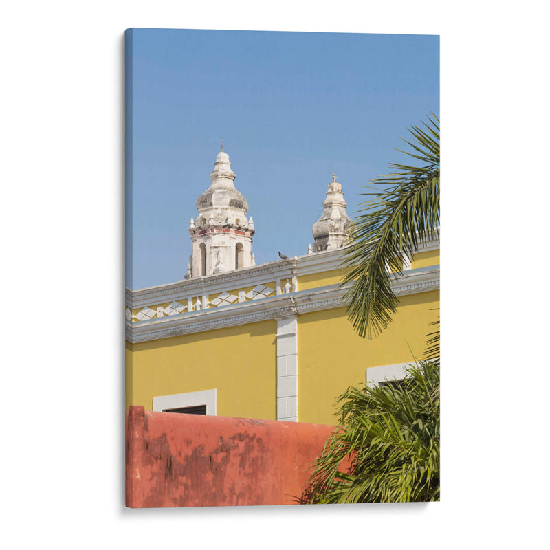 Campanario de Campeche - Wandering Pixels Co. | Cuadro decorativo de Canvas Lab