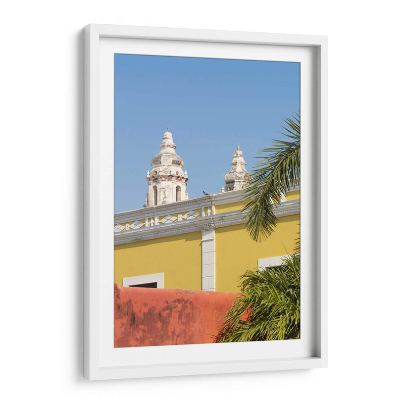 Campanario de Campeche - Wandering Pixels Co. | Cuadro decorativo de Canvas Lab