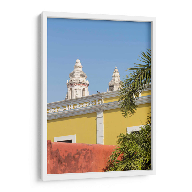 Campanario de Campeche - Wandering Pixels Co. | Cuadro decorativo de Canvas Lab