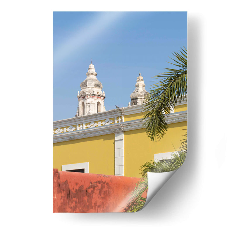 Campanario de Campeche - Wandering Pixels Co. | Cuadro decorativo de Canvas Lab
