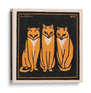 Tres gatos - Julie de Graag | Cuadro decorativo de Canvas Lab