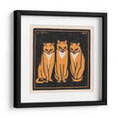 Tres gatos - Julie de Graag | Cuadro decorativo de Canvas Lab