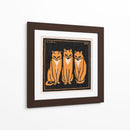 Tres gatos - Julie de Graag | Cuadro decorativo de Canvas Lab